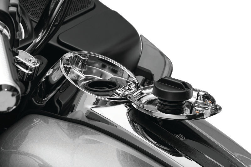 Kuryakyn 6998 Easy Fill Fuel Door, Chrome