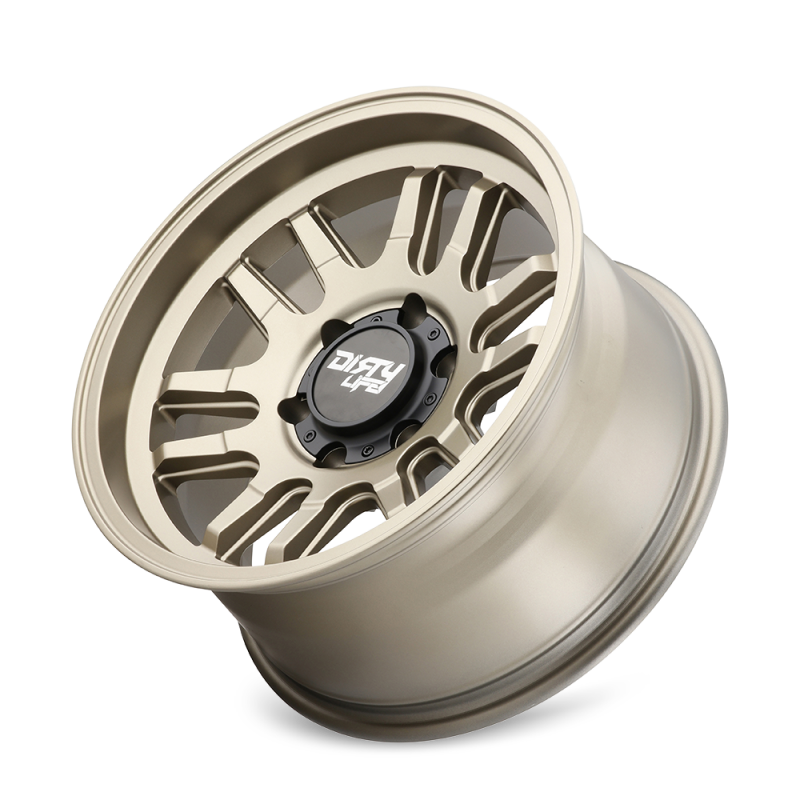 Dirty Life Canyon 9310 17x9 Wheel, 6x139.7 Bolt Pattern, 0mm Offset, Satin Gold