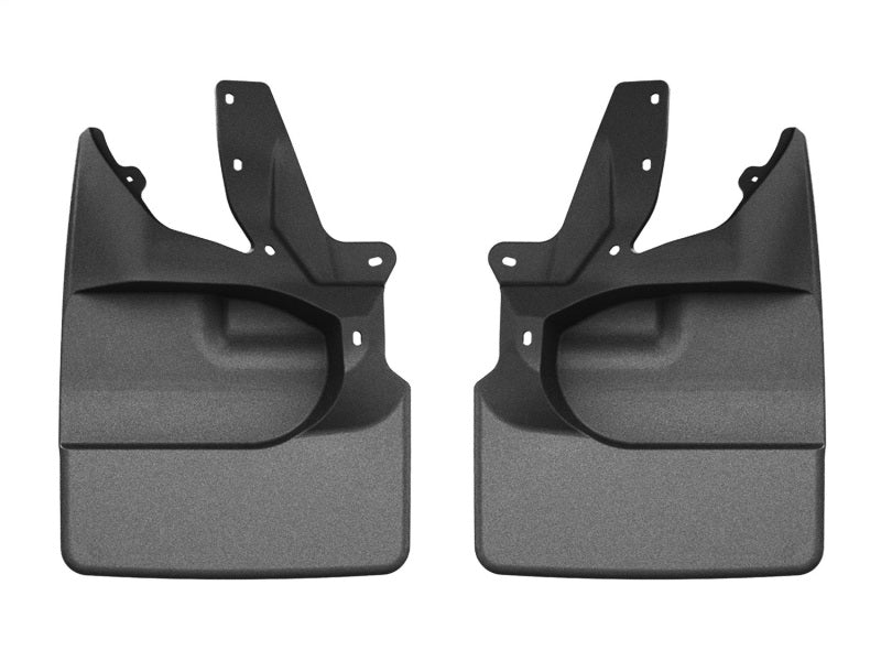 WeatherTech DigitalFit No-Drill Front MudFlaps for 2021-2022 Ford Bronco, Black - Part Number WET110189