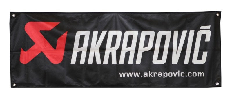 Akrapovic Flag 140 x 52 cm, Part Number AKR800360