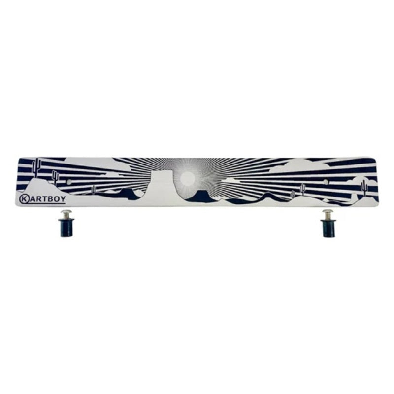 Kartboy KB-055-PL-BLK-RSUN Subaru License Plate Delete – Black Desert Rising Sun