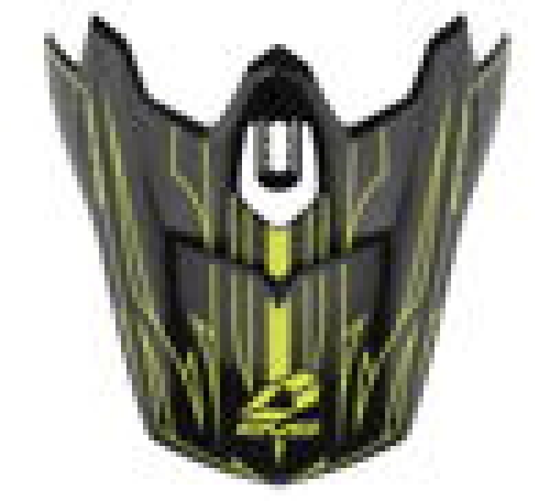 EVS - evsH16T3P-VSBKHVY - T3 Pinner Helmet Visor, Black/Hi-Viz Yellow