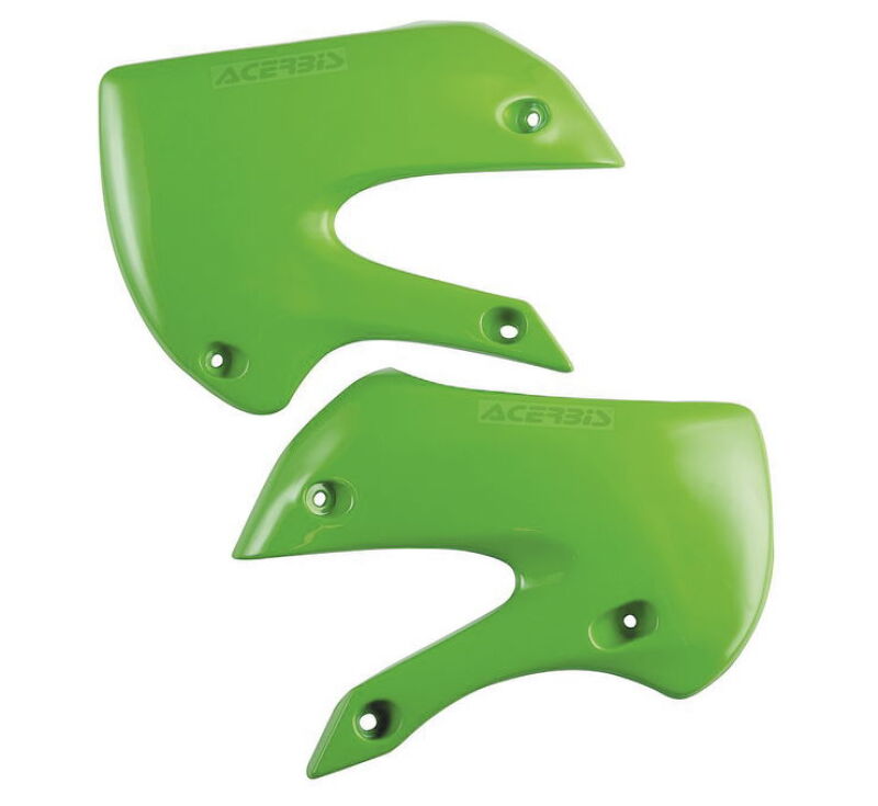 Acerbis Green Radiator Shroud for Kawasaki KLX110, Suzuki DR-Z110, and KX65/RM65