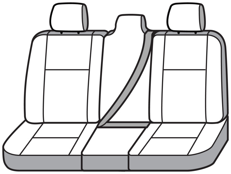 Covercraft 19-21 Chevrolet Silverado Endura PrecisionFit Custom Front Row Seat Covers - Black/Black