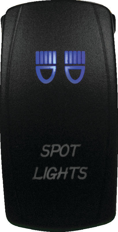 DragonFire Racing DFR521385 Lighted Spot Light On/Off Switch, Blue