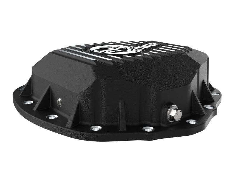 aFe POWER Pro Series Rear Differential Cover with Machined Fins, Black, Part Number 46-71260B