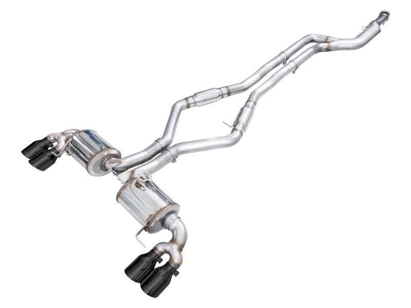 AWE Tuning BMW M240i G42 Touring Edition Exhaust with Diamond Black Tips