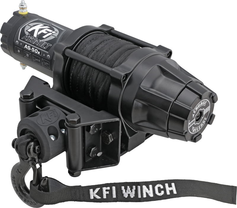 KFI Assault Series 5,000 lb. Powersports Winch with Synthetic Cable, Part kfiAS-50X