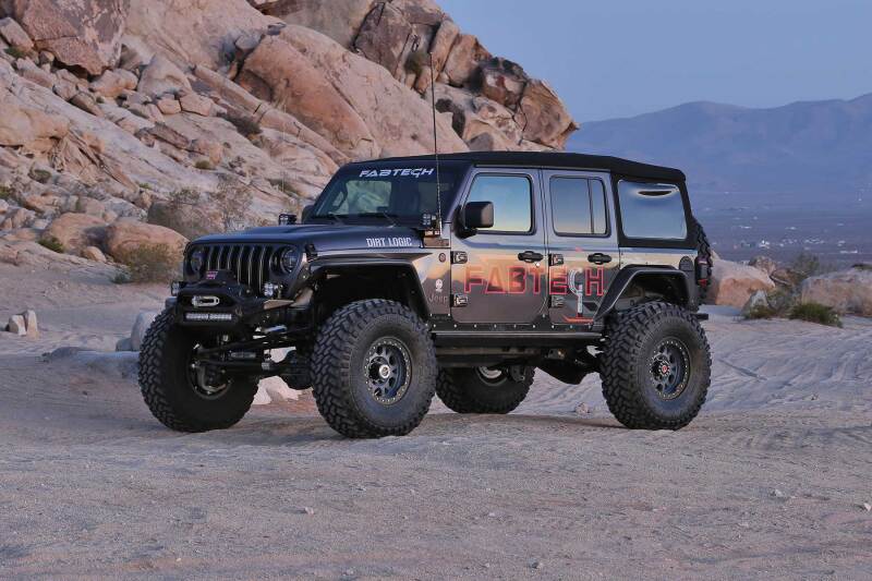 Fabtech fabFTS801422 - 2018-2020 Jeep Wrangler JL 4WD 4-Door 5-Inch Front Dirt Logic 2.25 Reservoir Shock Absorber