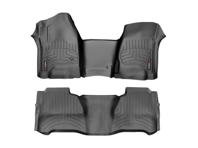 WeatherTech FloorLiner DigitalFit Front and Rear Floor Mats Black for 2019-2020 Lexus ES350 and ES300h