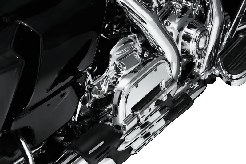 Kuryakyn Premium Ribbed Motorcycle Floorboards Without Adapter, Chrome - 4351