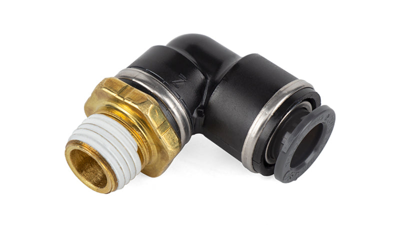 Air Lift ALF21851 Male Elbow, 1/4-Inch MNPT to 3/8-Inch Push-to-Connect, DOT