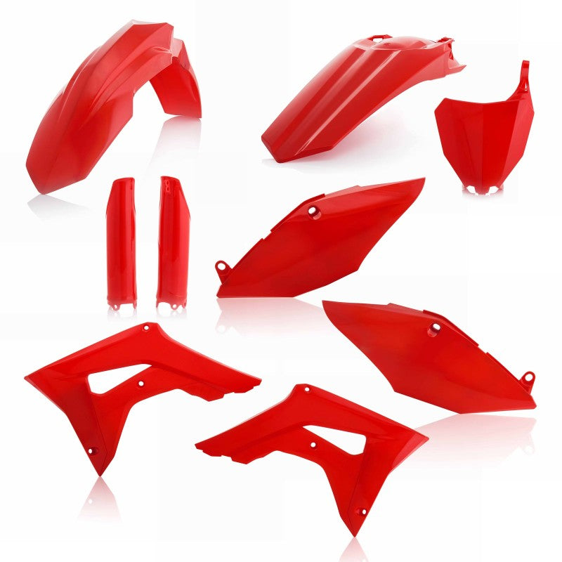 Acerbis Full Plastic Kit for 2018 Honda CRF250R and 2017-2018 CRF450R, Red