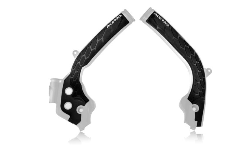 Acerbis X-Grip Frame Guards for 2016 KTM and Husqvarna Motocross Models - White/Black