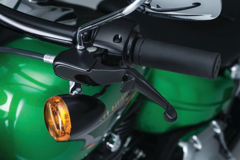 Kuryakyn Trigger Gloss Black Fender Accents for 2015-2017 Harley-Davidson Softail Models - Part 1836