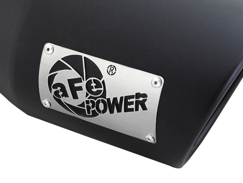 aFe MACH Force-Xp Black 409 Stainless Steel Exhaust Tip, 4-Inch Inlet, 6-Inch Outlet