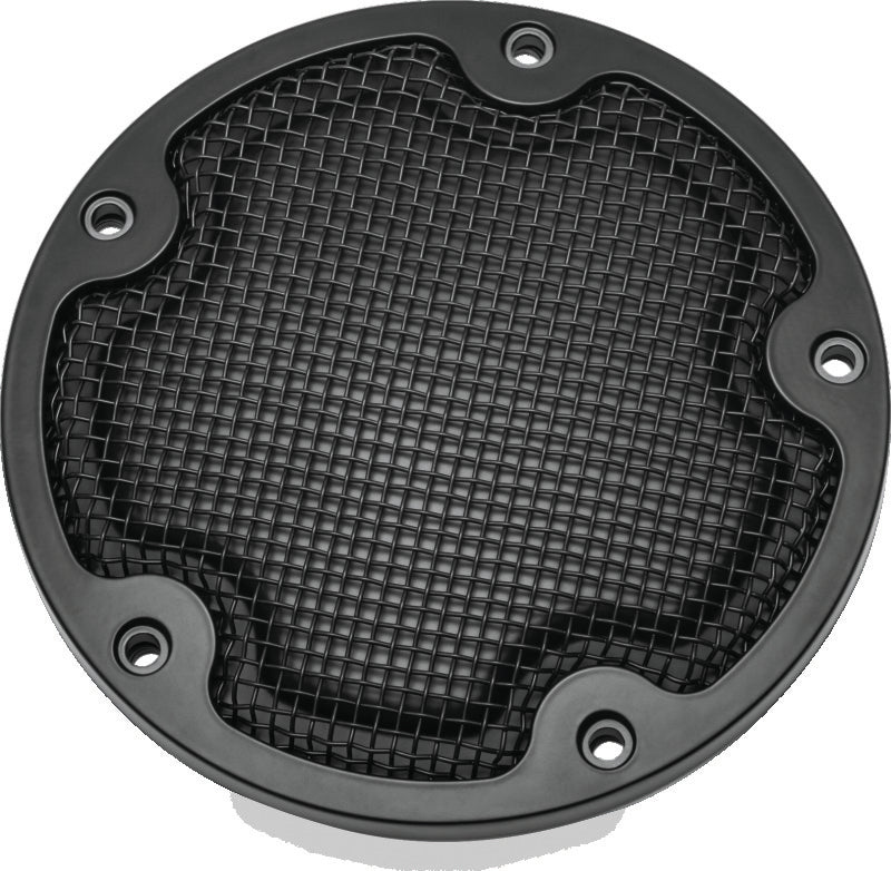 Kuryakyn 6527 Black Mesh Derby Cover for Harley-Davidson Touring Models