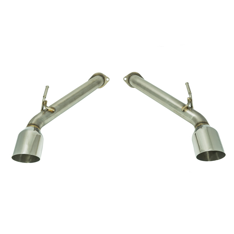 Remark remRO-TSQ6-S 2017+ Infiniti Q60 Axle-Back Exhaust with Stainless Steel Single-Wall Tip