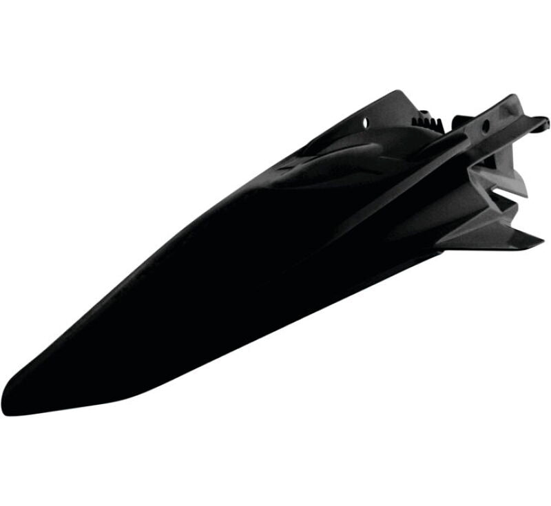 Acerbis Rear Fender for 2019-2022 KTM SX, SX-F, XC, and XC-F Models - Black - ACB2726540001