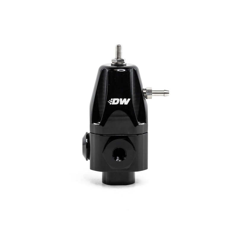 DeatschWerks DWR1000 Adjustable Fuel Pressure Regulator, Black - Part DWK6-1000-FRB