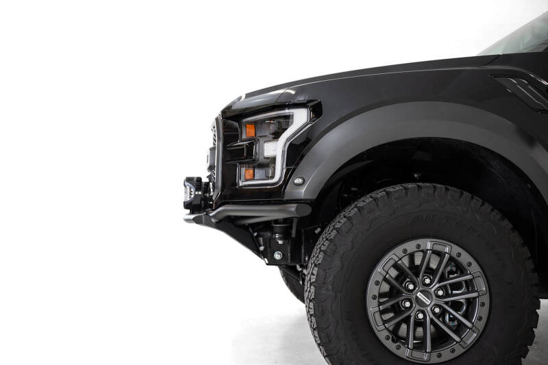 Addictive Desert Designs 17-20 Ford Raptor PRO Add-On Light Hoop, Hammer Black