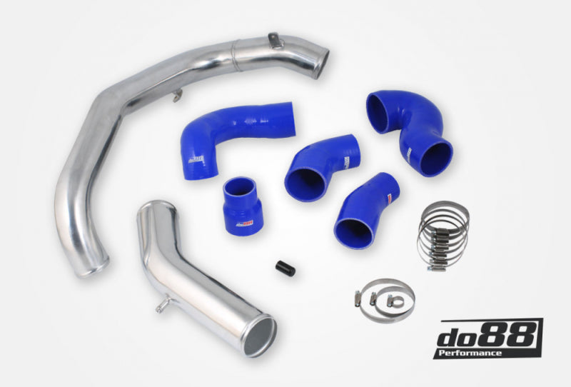 do88 Turbo Pressure Pipes for Volvo S60/V70n 2003-2007 Blue Hoses - Part Number dobTR-X70-B-UG-UD