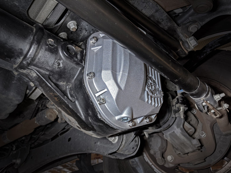 aFe POWER Street Series Dana 60 Front Differential Cover, Raw with Machined Fins, Part Number 46-71100A