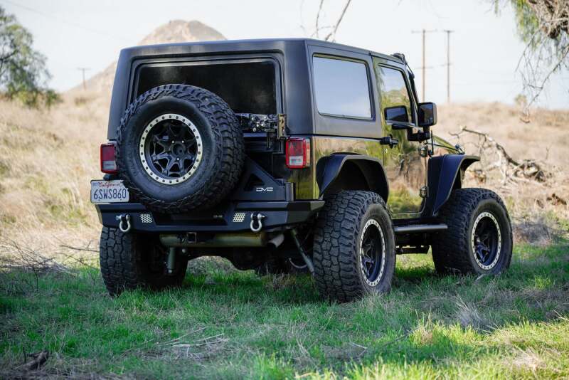 DV8 Offroad DVE-TCJK-13 Spare Tire Carrier for 2007-2018 Jeep Wrangler JK/JKU MTO Rear Bumper