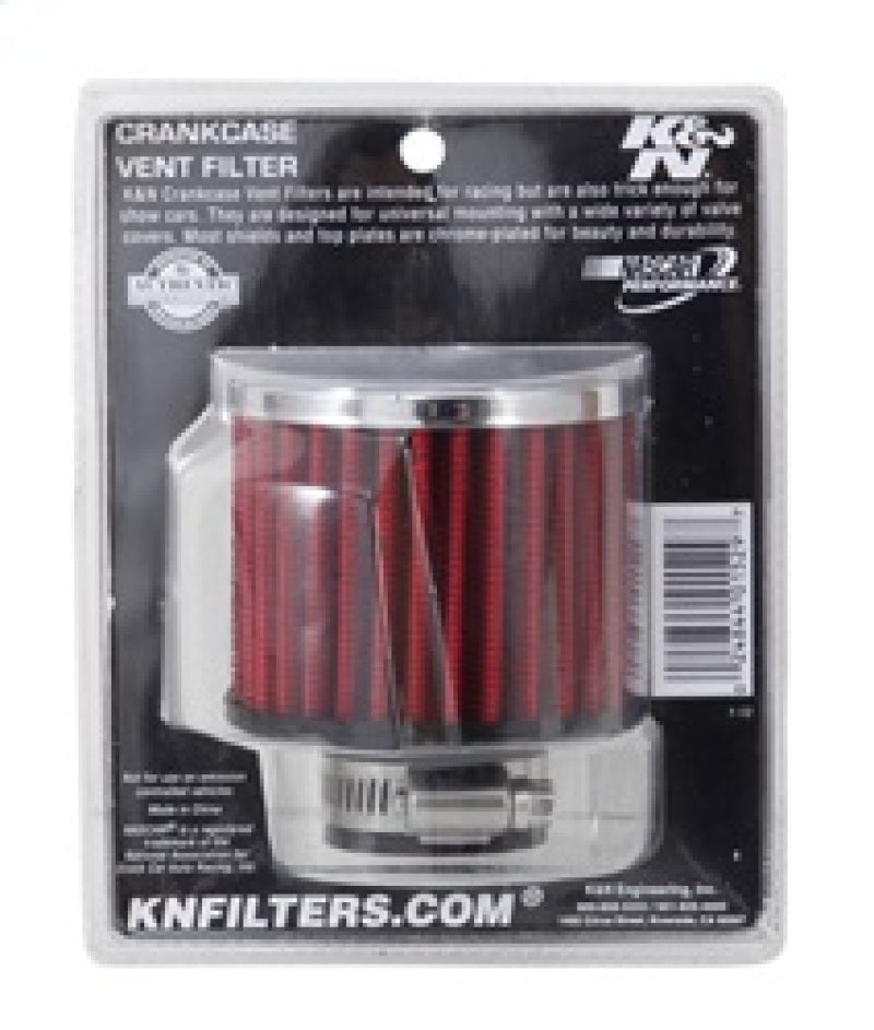 K&N Engineering 62-1390 Crankcase Vent Filter with 1.25-Inch Flange