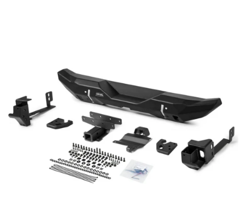 Rival 2018-2025 Jeep Wrangler JL Rear Aluminum Stubby Bumper