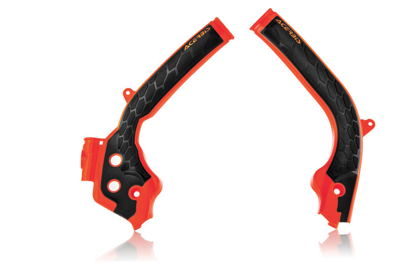 Acerbis X-Grip Frame Guard for KTM SX, SX-F, XC-F, XC-W and EXC-F, Orange/Black