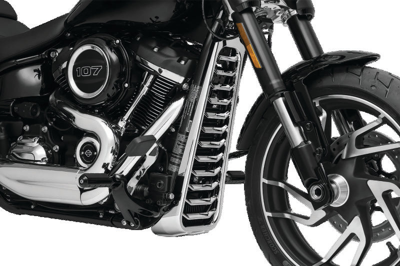 Kuryakyn Precision Chin Spoiler for M8 Softail Models, Chrome - 6464