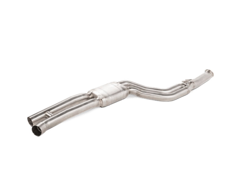 Akrapovic E-BM/SS/8 Evolution Link Pipe Set for 2020 BMW M340i G20, Stainless Steel, Non-OPF/GPF