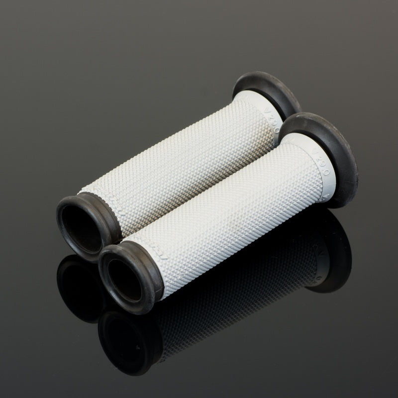 Renthal renG176 Road Dual Compound Grips, 32 mm O.D., White/Black