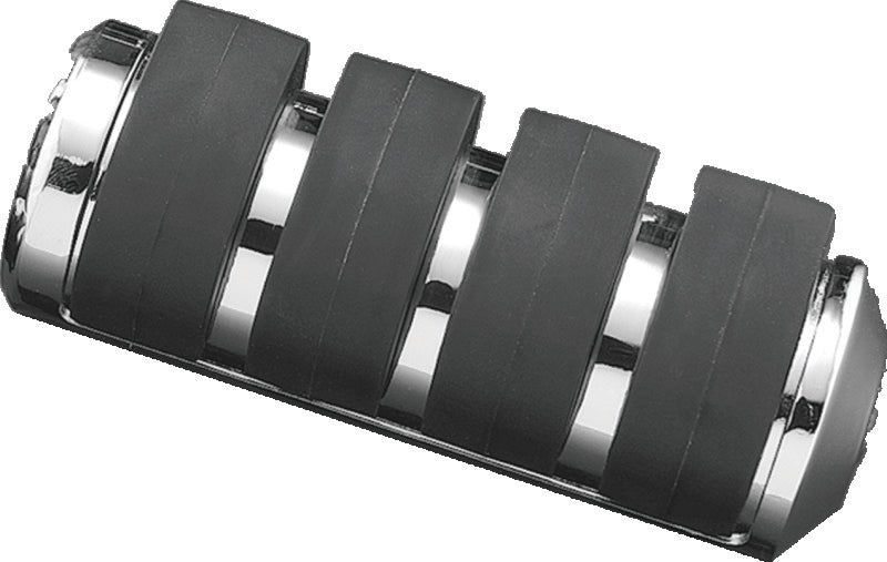 Kuryakyn 7965 Large ISO Footpegs Without Adapters, Chrome Pair