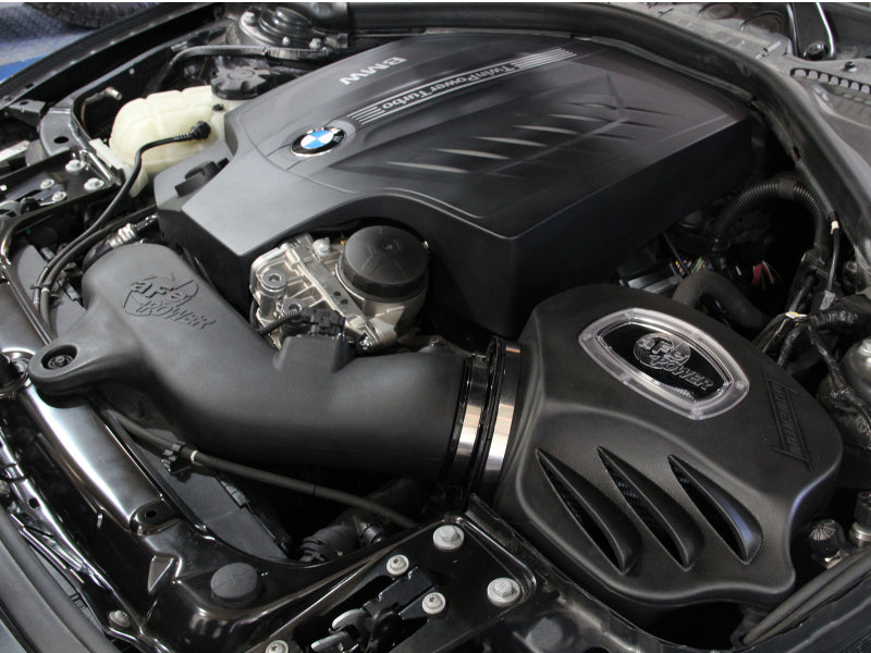 aFe Momentum Stage 2 Pro DRY S Cold Air Intake System, Part Number 51-82202, for BMW 335i, 435i, and M235i 3.0L Turbo
