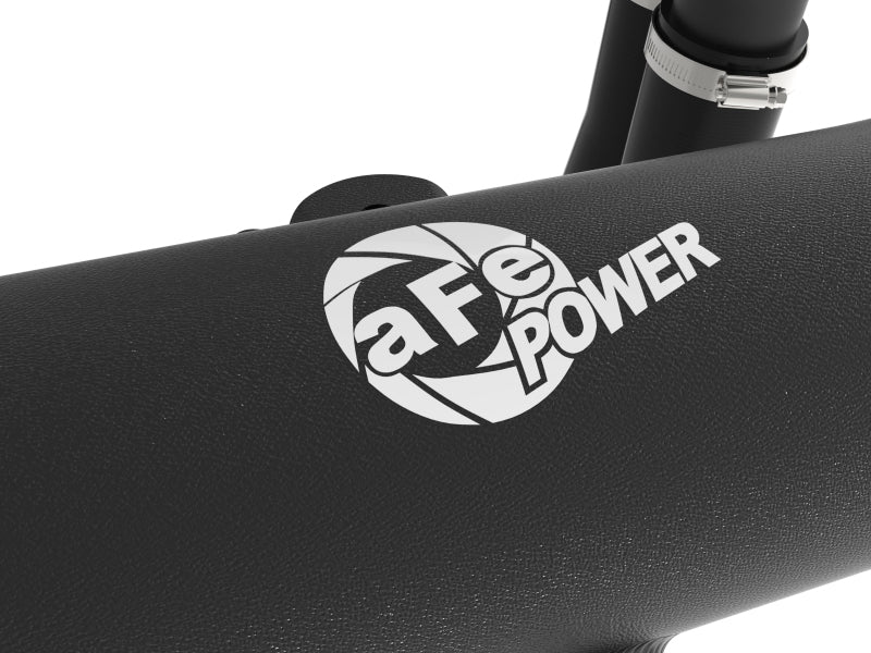 aFe POWER BladeRunner 2-1/4-Inch Aluminum Hot Charge Pipe Kit, Black, Part Number 46-20758-B