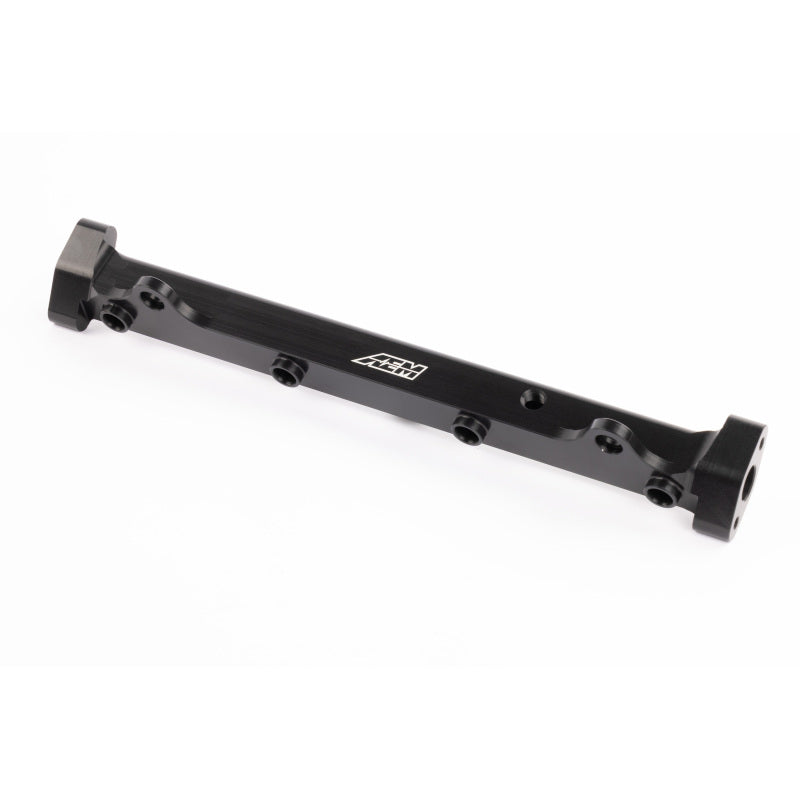AEM 25-131BK High Volume Black Fuel Rail for Mitsubishi 4G63 Evo 8 and Evo 9