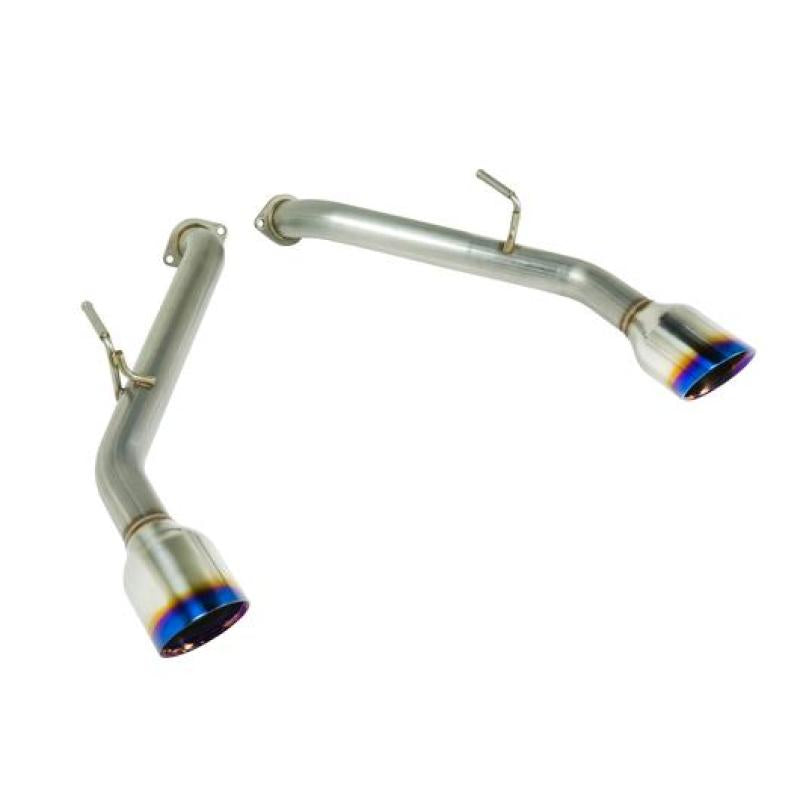 Remark remRO-TTQ5-D 2014+ Infiniti Q50 Axle-Back Exhaust with Burnt Stainless Double-Wall Tip