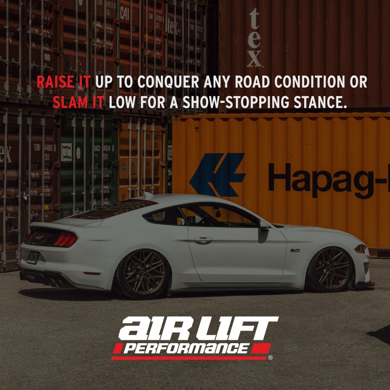 Air Lift Performance 76007 Front Air Suspension Kit for 2015-2023 Ford Mustang S550 and 2024-2025 S650