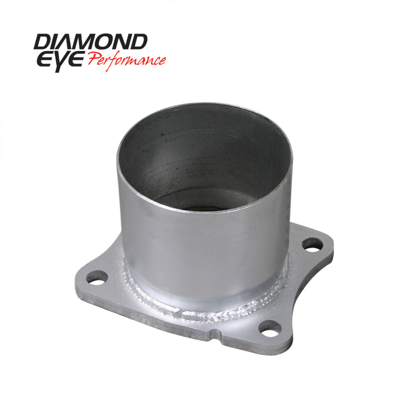 Diamond Eye Performance DEP321045 4-Bolt Exhaust Flange Adapter for 2001-2007.5 Chevy/GMC 6.6L Duramax 2500/3500