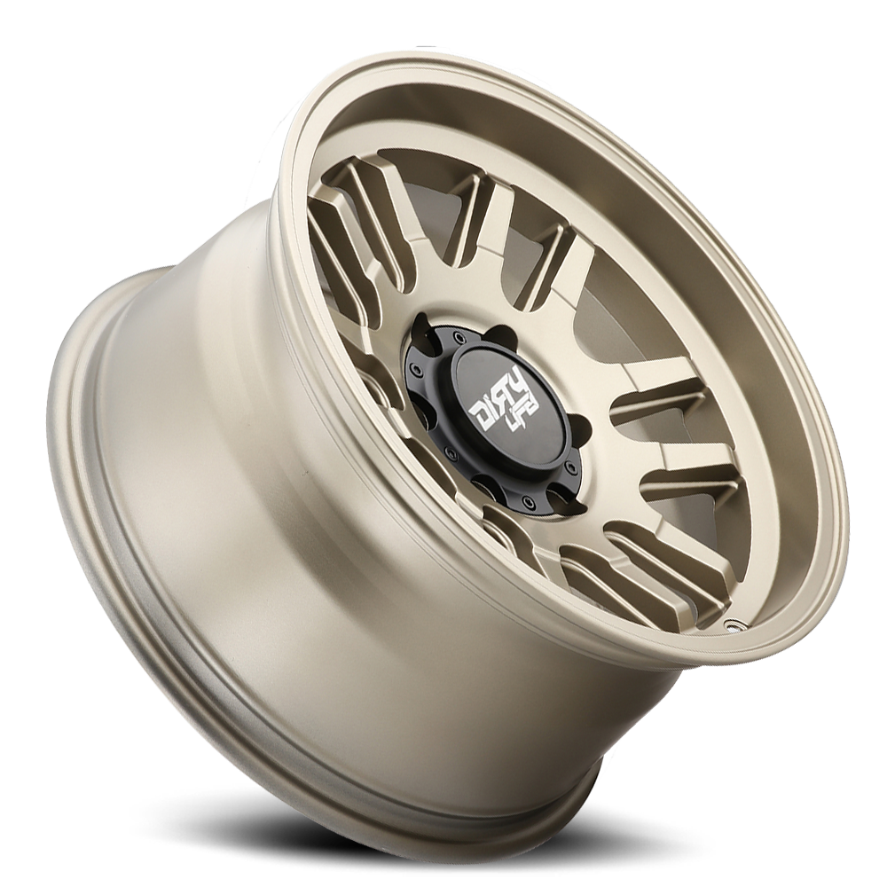 Dirty Life Race Wheels - 9310-7973MGD12 - Aluminum Wheels - Canyon 9310 Satin Gold 17X9 5-127 -12Mm 71.5Mm