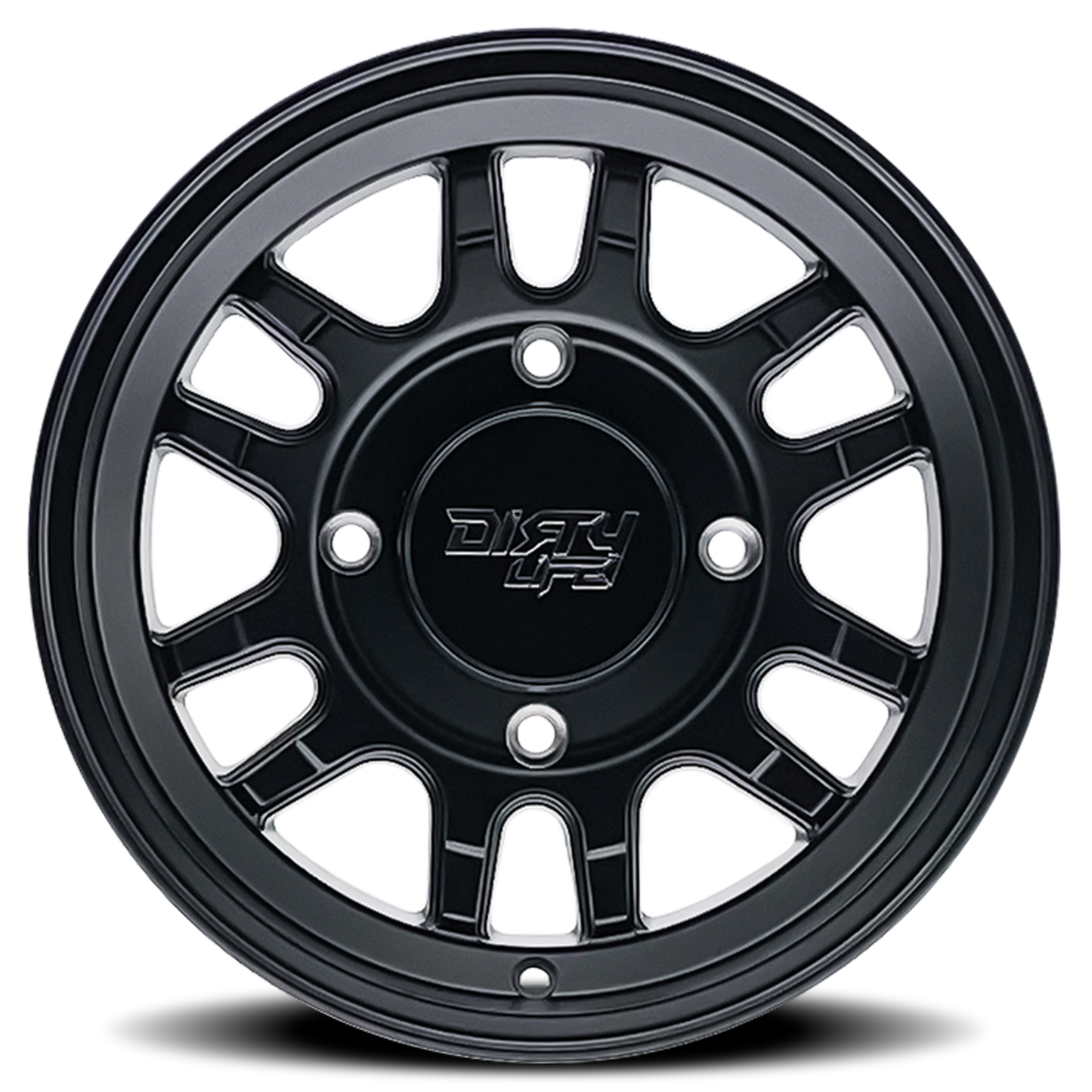 Dirty Life Race Wheels - 9310S-47101MB - Aluminum Wheels - Canyon Sport Sxs 9310S Matte Black 14X7 4-156 13Mm 131.1Mm