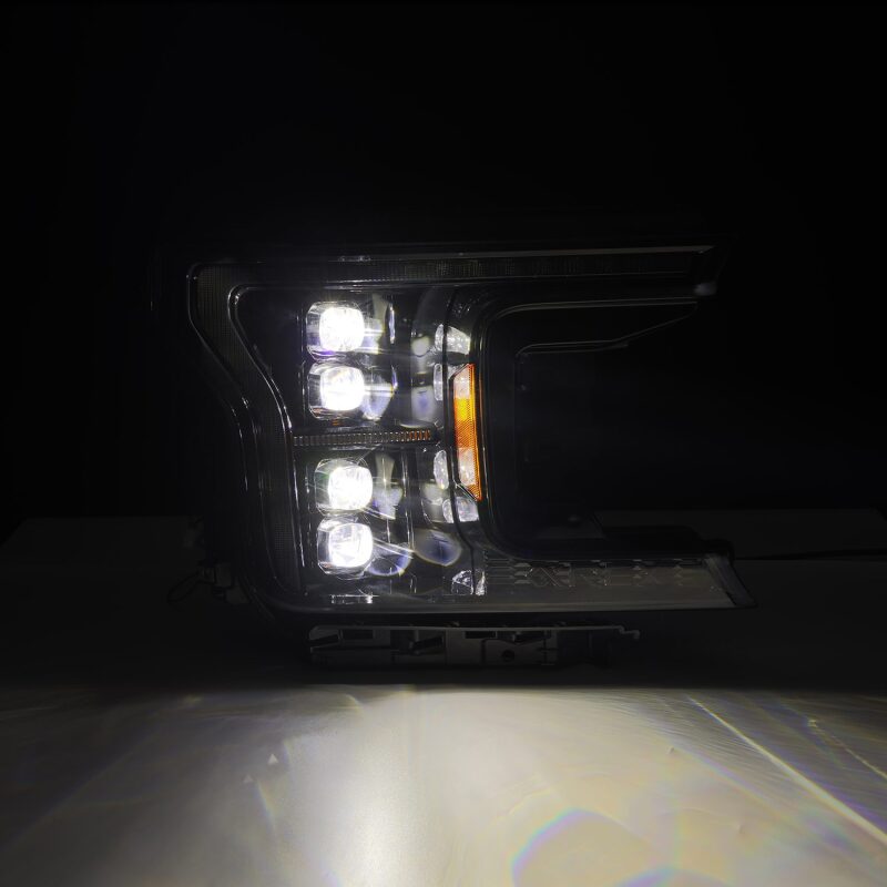 AlphaRex NOVA LED Projector Headlights for 2018–2020 Ford F-150, Alpha Black, ARX880249