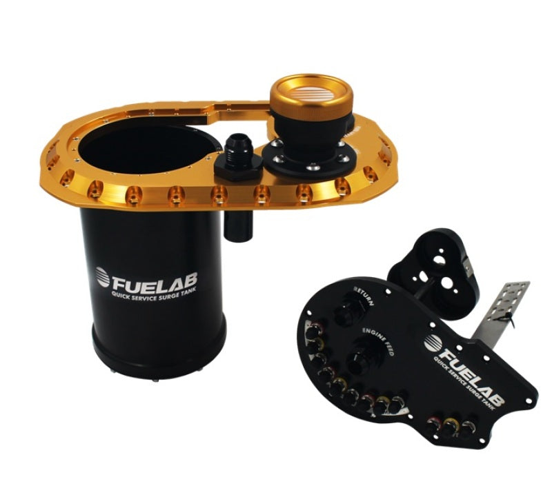 Fuelab FLB62820-0 Quick Service Surge Tank 2.0 - Gold