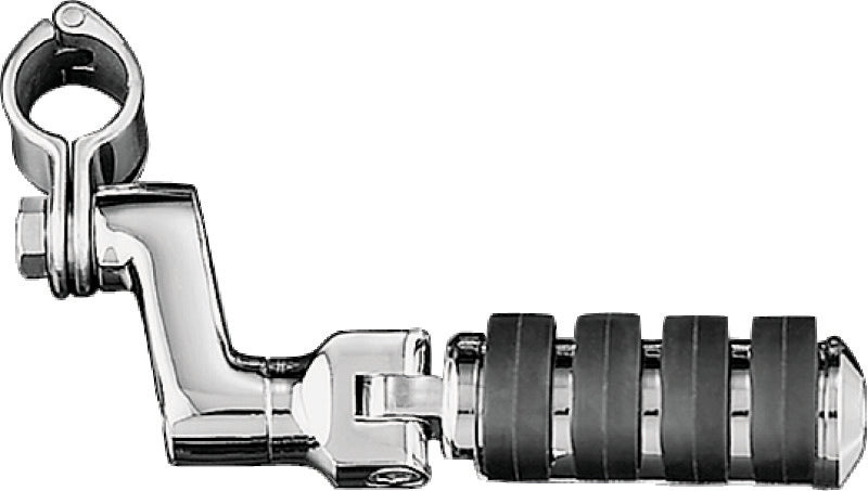 Kuryakyn 7999 Large ISO Offset Highway Pegs with 1-1/4-Inch Clamps, Chrome Pair