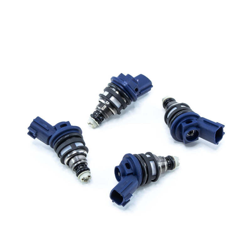 DeatschWerks DWK02J-01-0950-4 950cc Side-Feed Fuel Injectors for Nissan G20, SR20, and 240SX
