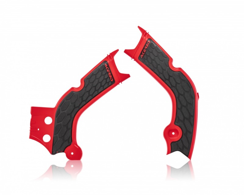 Acerbis X-Grip Frame Guard for 2019-2022 Honda CRF250R, CRF250RX, CRF450R and CRF450RX - Red/Black
