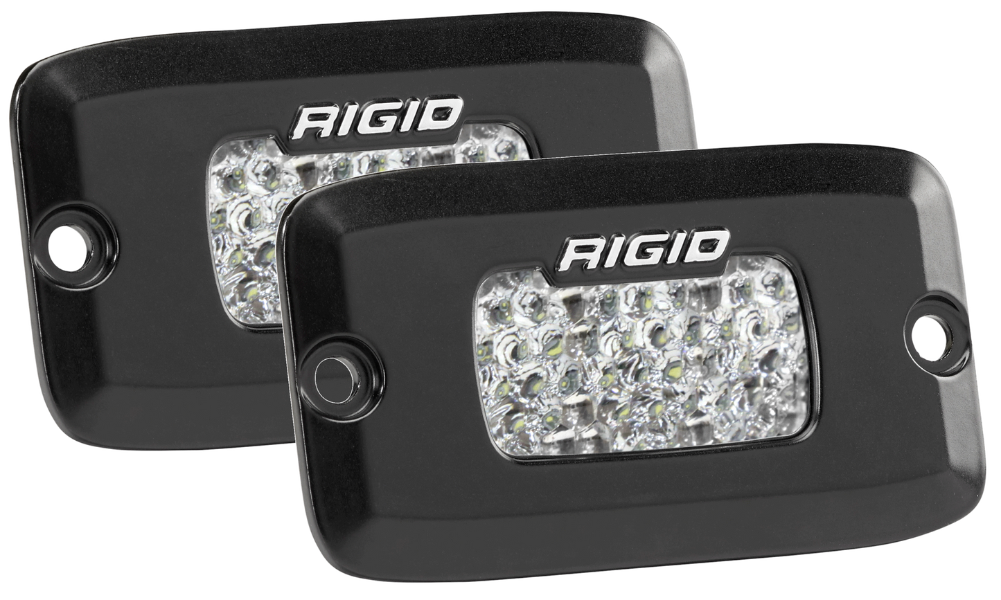 Rigid Industries - 980013 - Auxiliary Light - Diffused Backup Flush Mount Kit SR-M Pro
