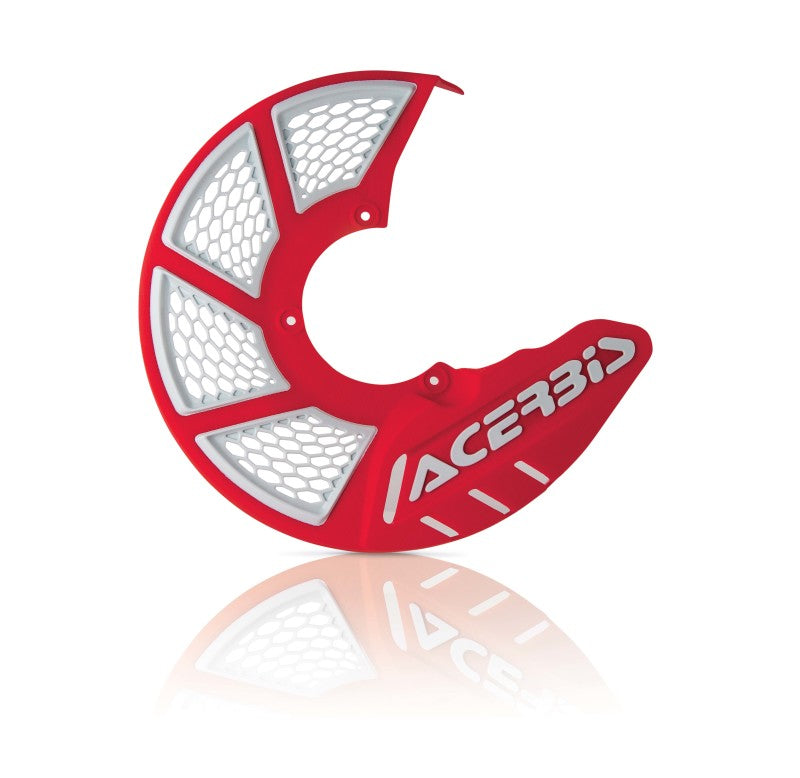 Acerbis X-Brake Vented Front Disc Cover Red/White - AC2449490004